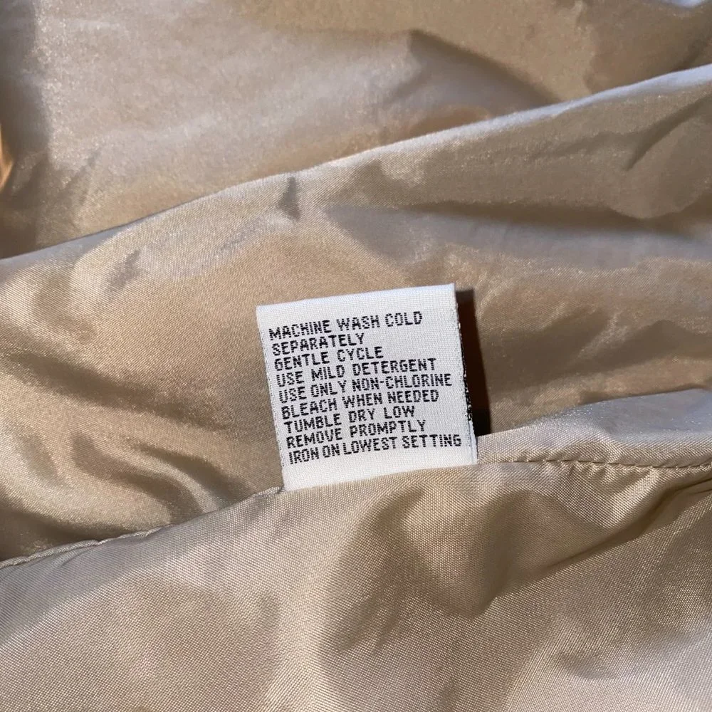 IZ Sport Tan Coat Jacket Size 18/20 Made in Egypt - Picture 6 of 9